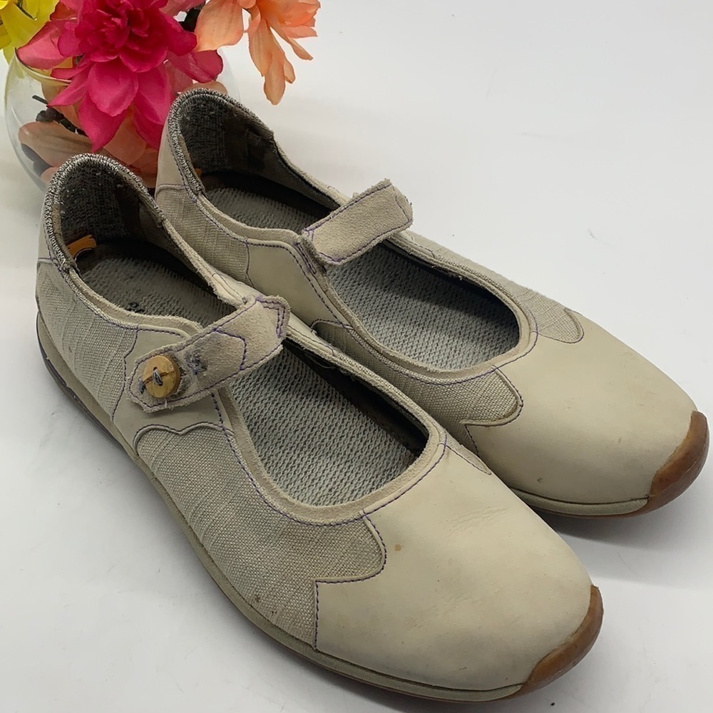 Timberland Smartwool Tan Maryjane Sneaker. SNK0304F